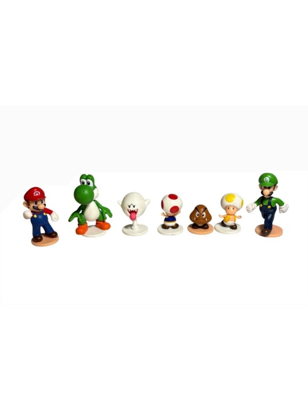 7 Super Mario Men Replacement Pieces for Blow Up Shaky Tower Game